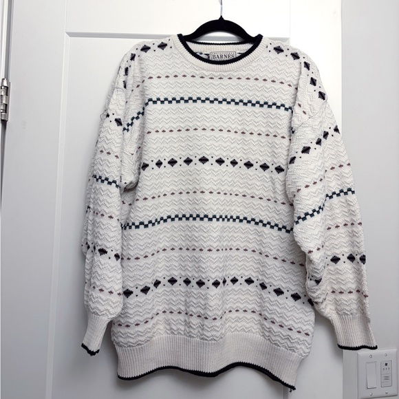 Christopher Barnes Other - White 100% Cotton Sweater